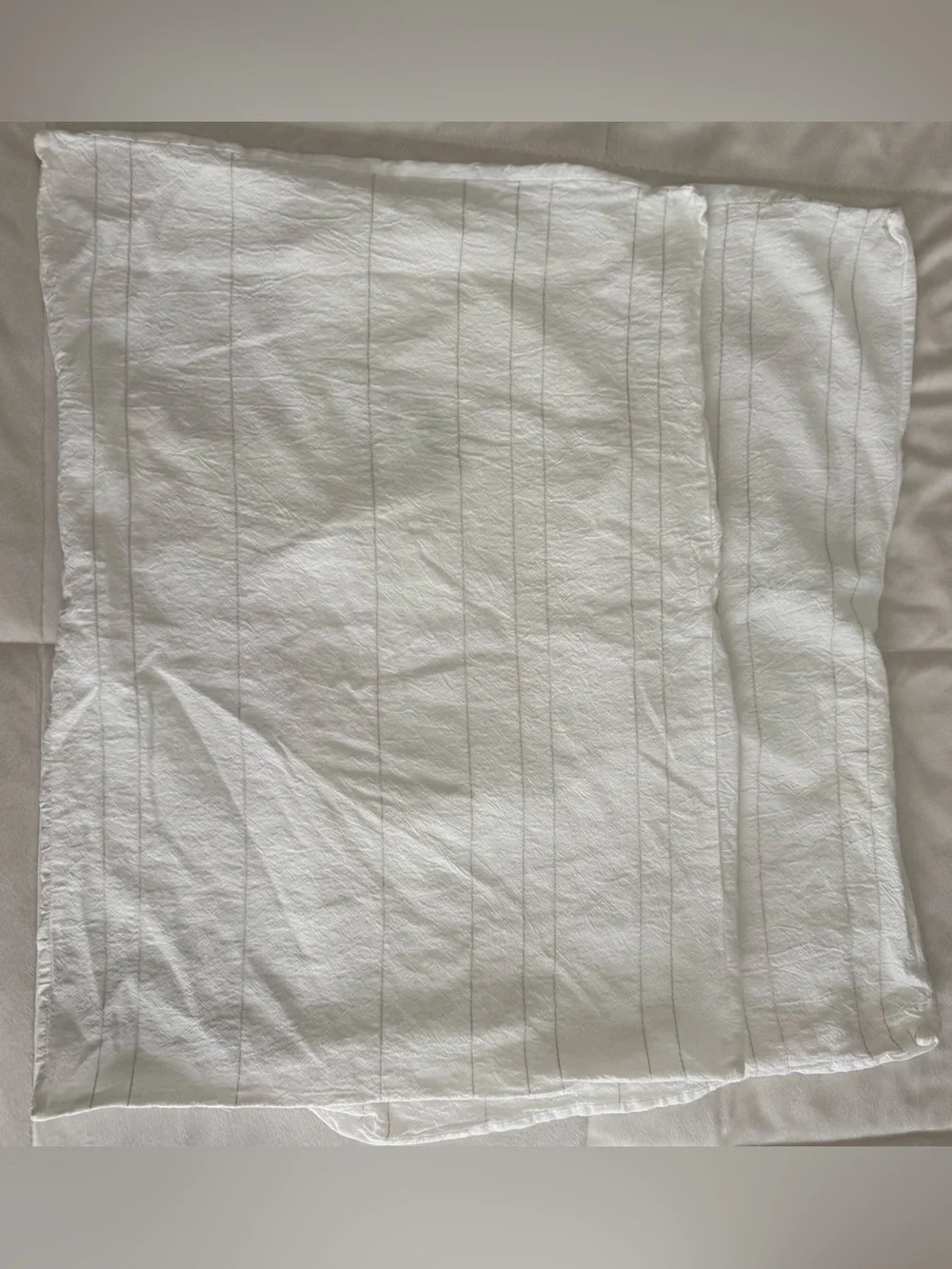 Hearth & Hand With Magnolia Set of 2 White Textured Linen Blend Pillowcases